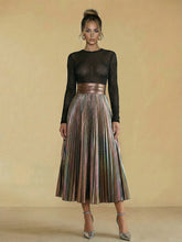 A Line Scoop Long Sleeve Tea Length Mixed Evening Dresses