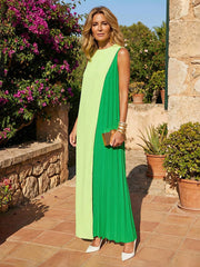 A-Line Chiffon Scoop Neck Maxi Mother of the Bride & Groom Dresses